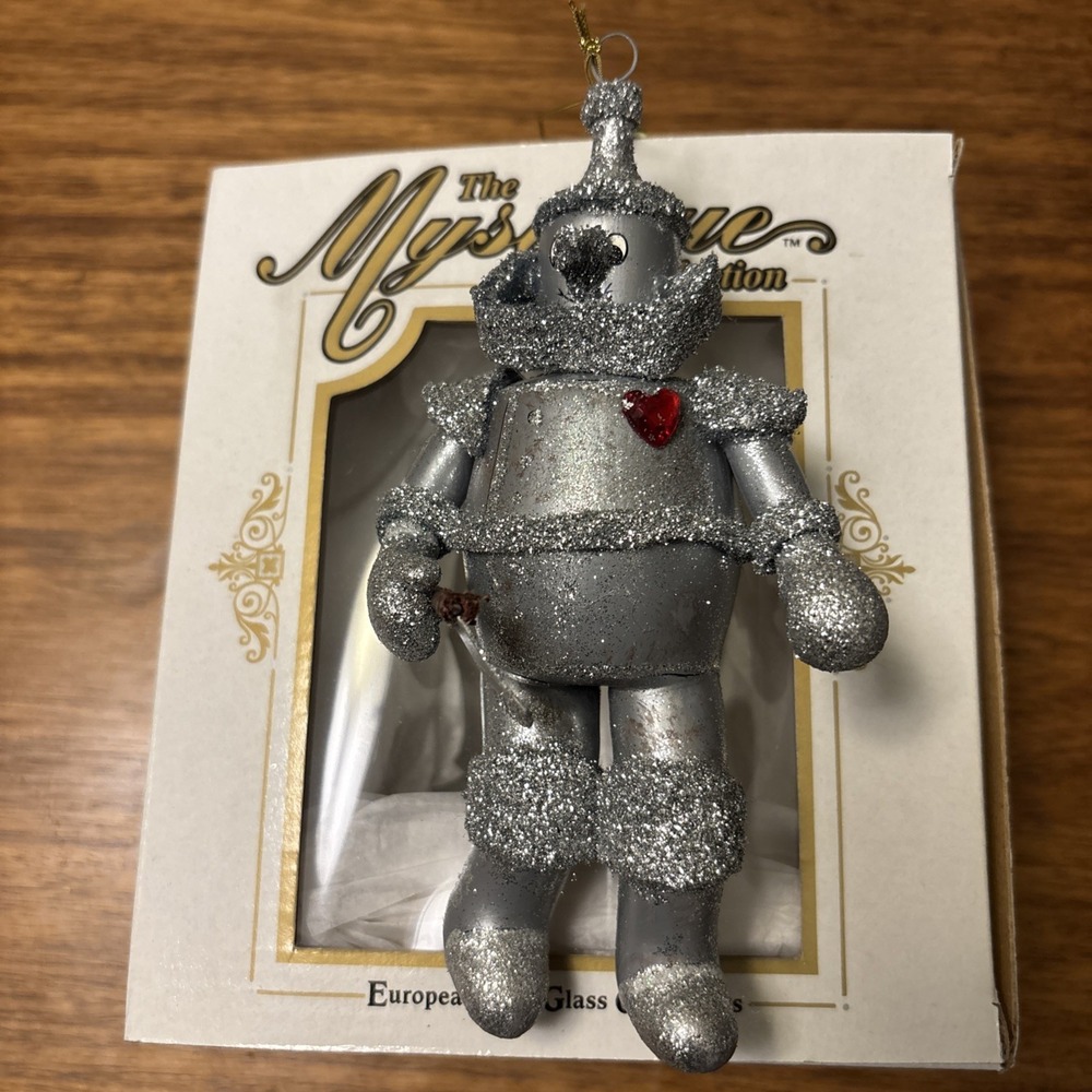 Vintage Kurt S. Adler Mystique Collection Tin Man Ornament Wizard Of Oz New